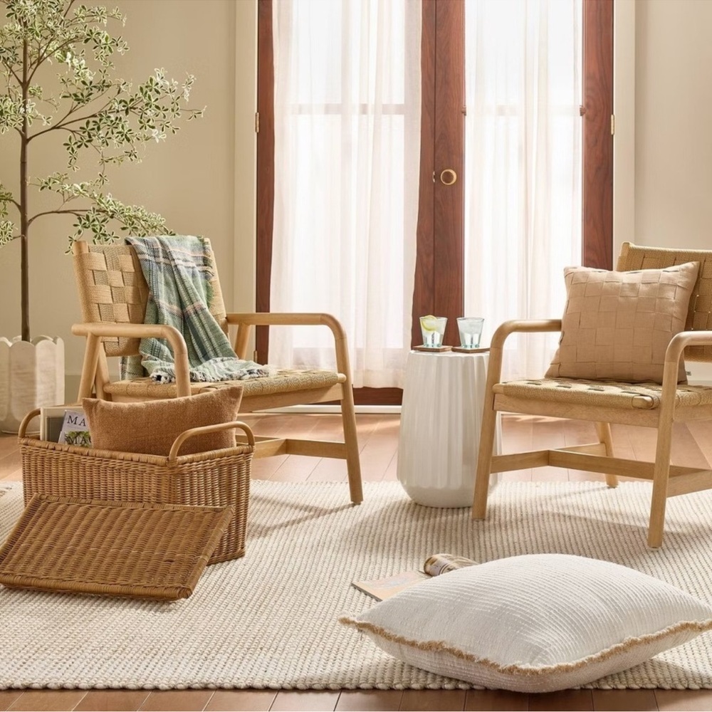 Large Rattan Storage Basket with Lid  - Hearth & Hand Magnolia, Target 2026 - Picture 2 of 4